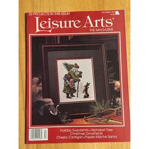 Leisure Arts Magazine Dec 1994‎ Santa's Journey Alphabet Tree Thread Ornaments